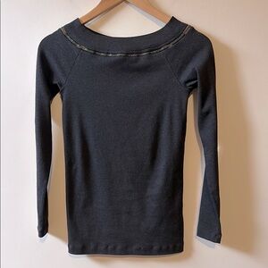 Brunello Cucinelli Long Sleeve Boatneck Top